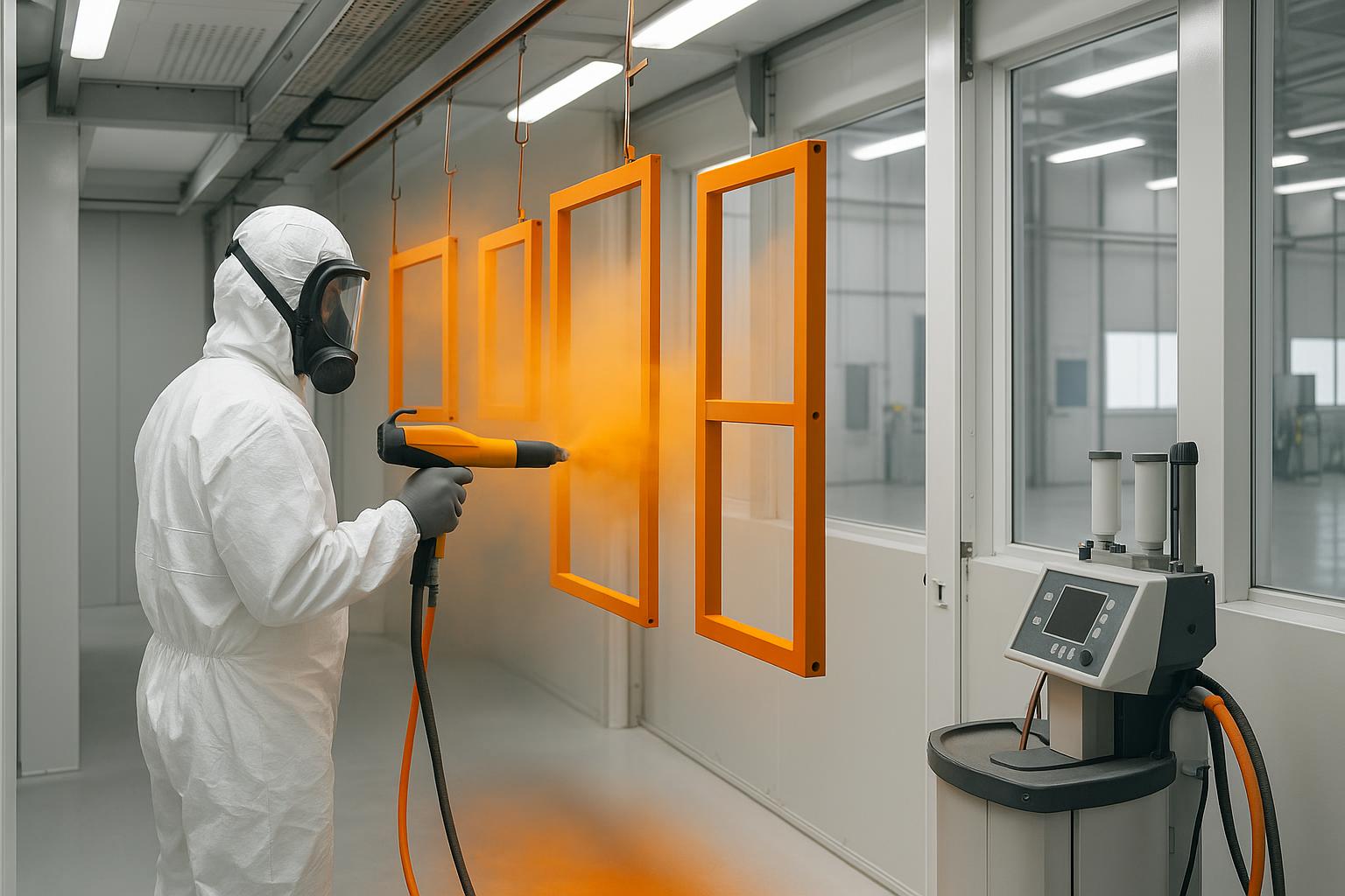 Pintura electrostática: cobertura uniforme